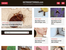 Tablet Screenshot of getridofthings.com